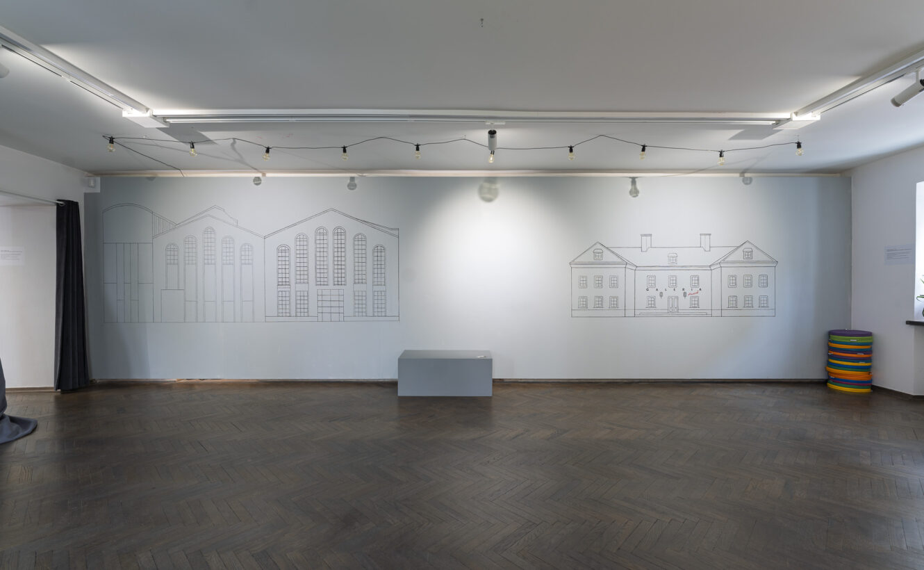 Arsenał i przyjaciele – mural. Otwarte działania rysunkowe