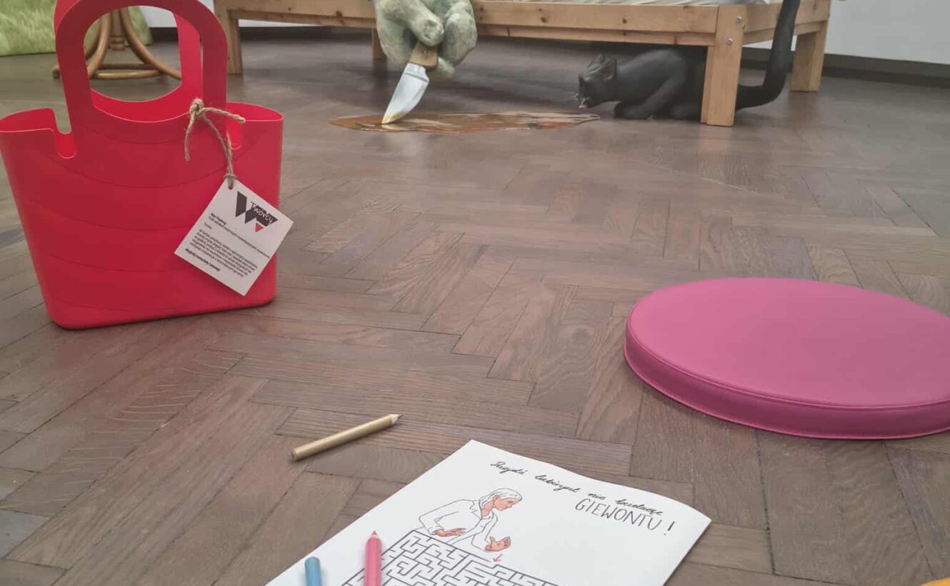 WY-Twórcy — Samoobsługowe warsztaty do wystaw „Alicja Pakosz. Ptaki mówią po polsku” oraz „Na łeb na szyję. Bóbr sturlał się ze skarpy”