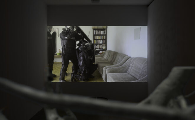 Oprowadzanie w języku białoruskim z Aliną Wawrzeniuk po wystawie „Sztuka dla końca świata”.